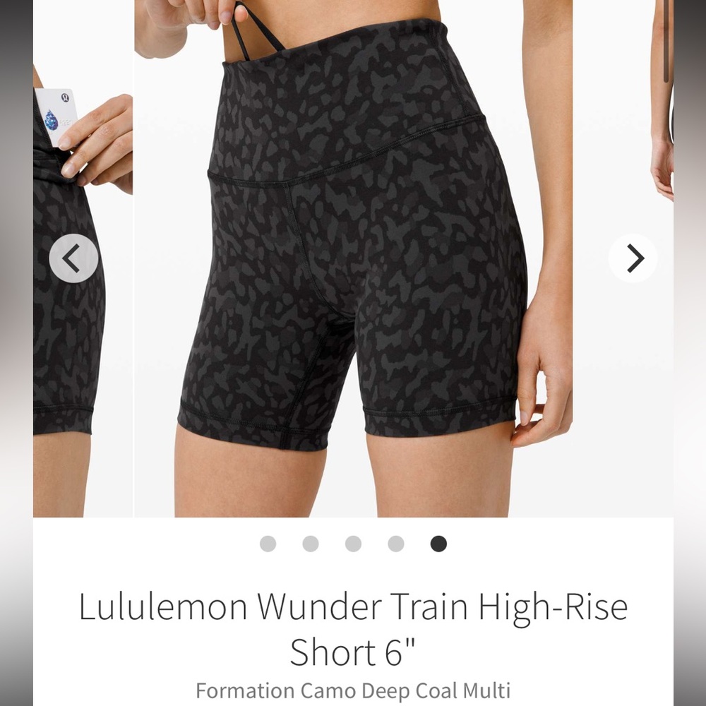 Lululemon Wunder Train High-Rise Short 6"
